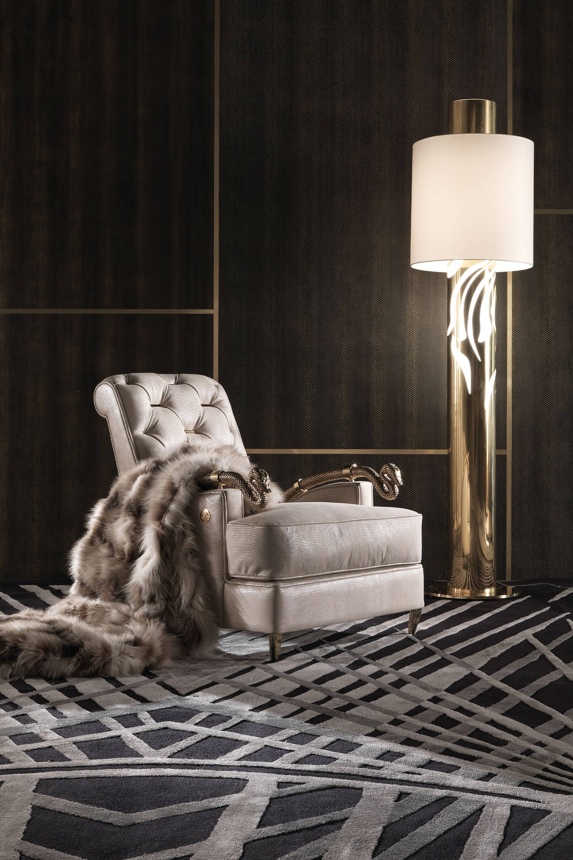 SNAKE - armchair | Roberto Cavalli Home Interiors